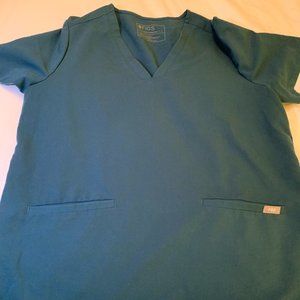 Figs Caribbean Blue Casma Scrub Top